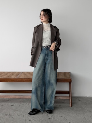 「STYLEMIXER(スタイルミキサー)のスネイクチェーンスライドネックレス(ネックレス)」を使った、pearn0さん(レディース・160cm)の秋コーディネート