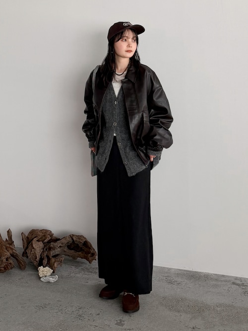 セール】【WEB限定】ダブルモヘヤニットカーディガン（カーディガン