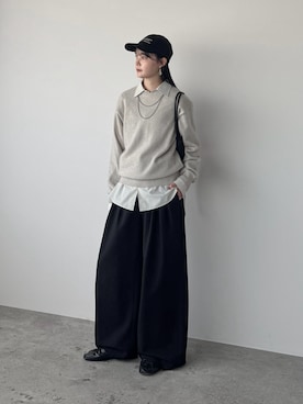 「NOGLE（ノグル）のアイテム」を使った、pearn0さん（レディース・160cm）の秋コーディネート