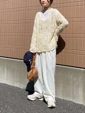 「WILLFULLY（ウィルフリー）のアイテム（バッグ）」を使った、pearn0さん（レディース・160cm）の春コーディネート