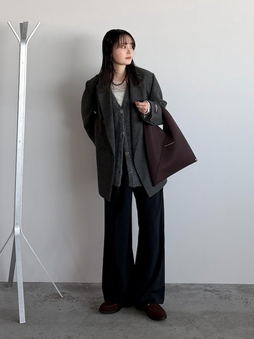 セール】【WEB限定】ダブルモヘヤニットカーディガン（カーディガン