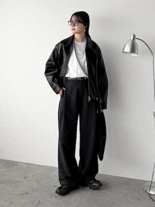 「CEMONEMO(セモネモ)の【金属アレルギー対応】 ボールチェーン ロングネックレス / サージカルステンレス 316L(ネックレス)」を使った、pearn0さん(レディース・160cm)の春コーディネート