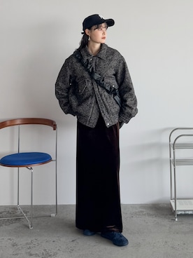 「KBF（ケイビーエフ）のアイテム」を使った、pearn0さん（レディース・160cm）の秋コーディネート