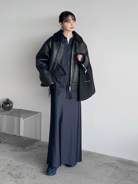 「アイテム（ジャケット/アウター）」を使った、pearn0さん（レディース・160cm）の冬コーディネート