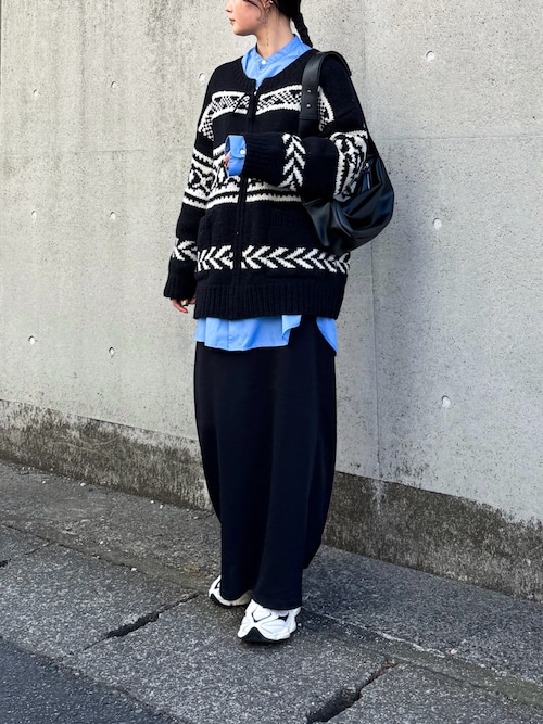 アーバンリサーチ ハンドニットカウチンZIPUP CARDIGAN ブラック URBAN