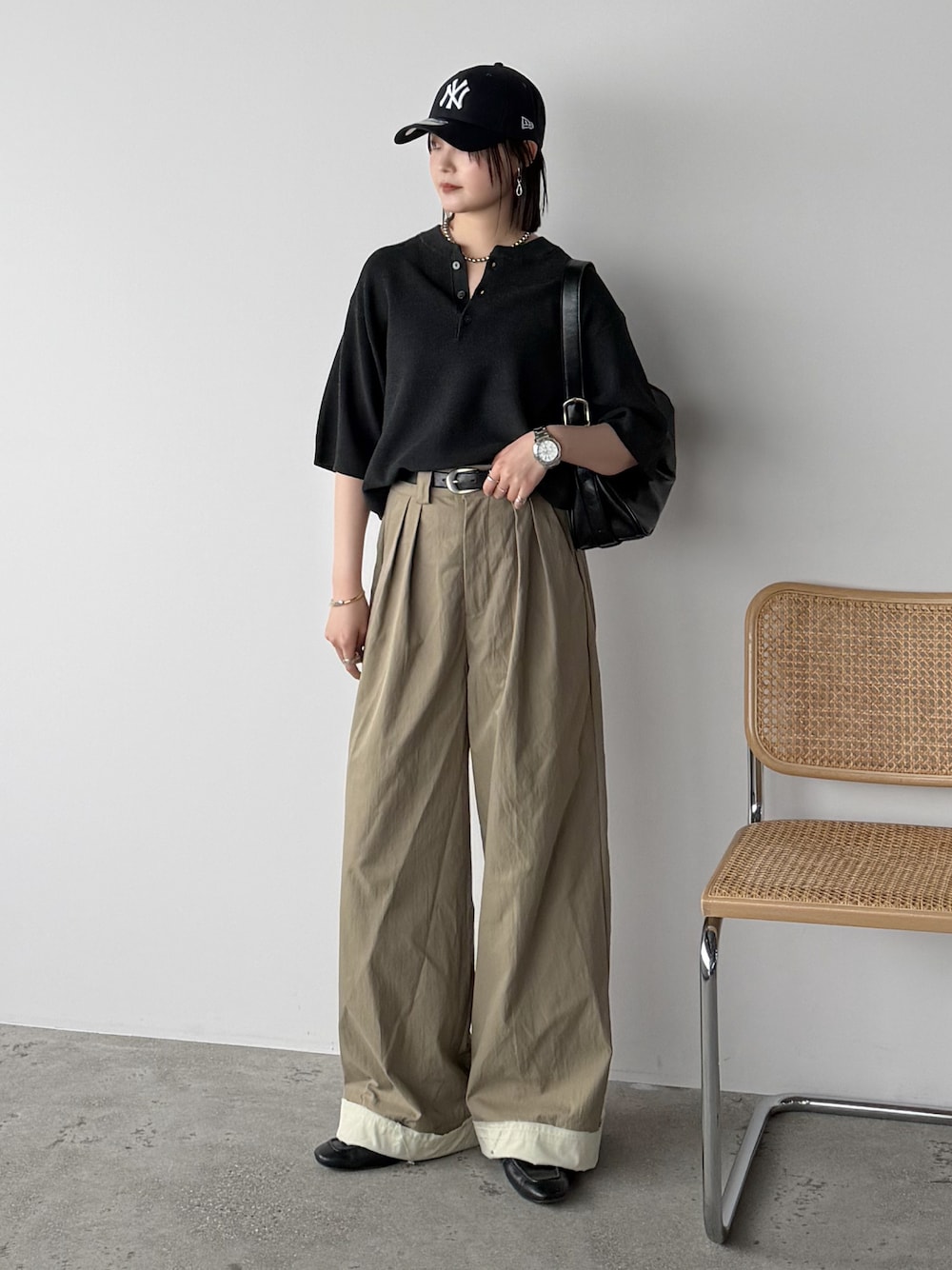 AZE H/S KNIT HENLEYを使った人気ファッションコーディネート - WEAR