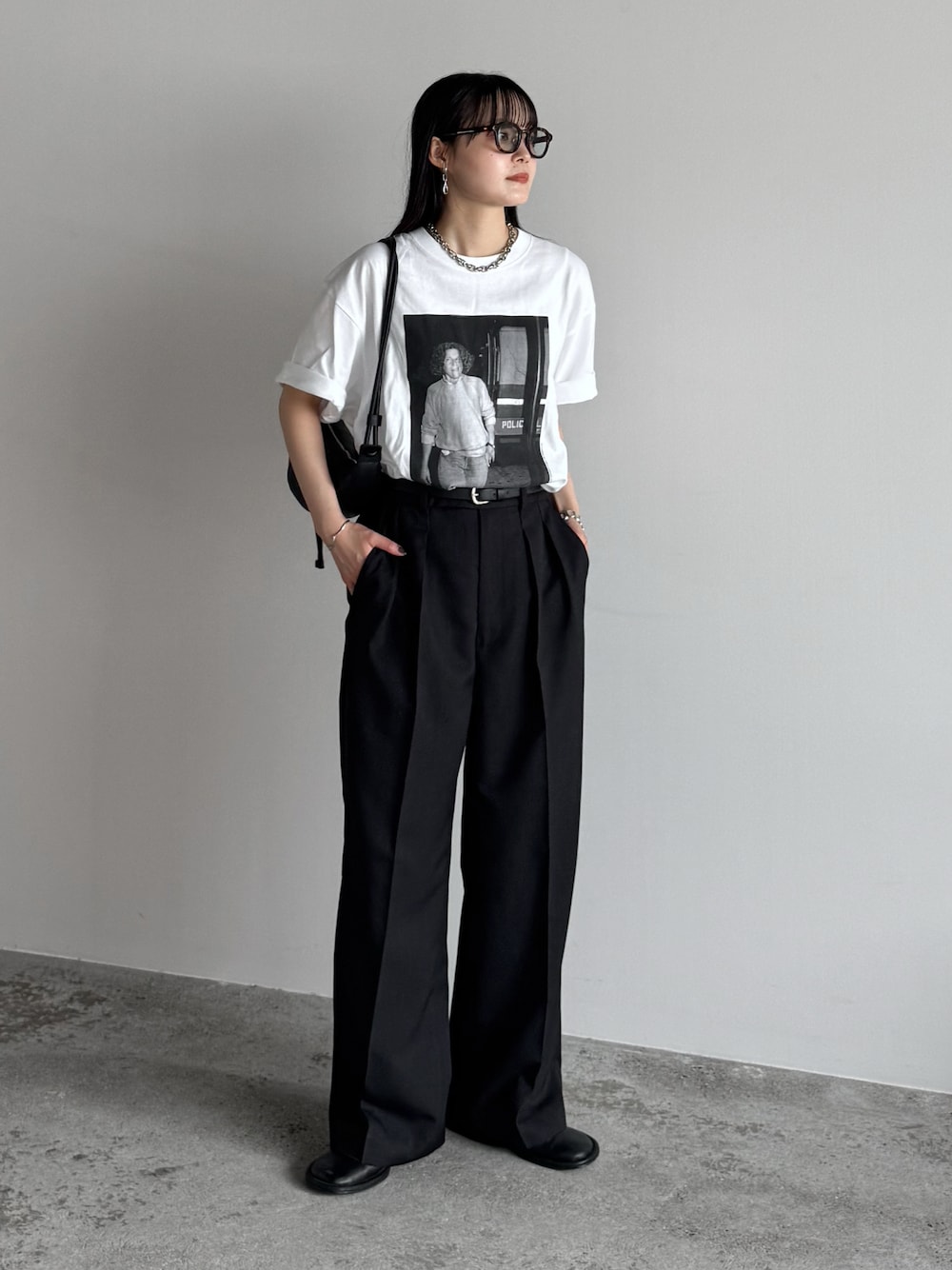 SEMI WIDE STRAIGHT WOOLY SLACKS Msize 新品 SEMI WIDE STRAIGHT WOOLY SLACKS（スラックス）｜WYM LIDNM