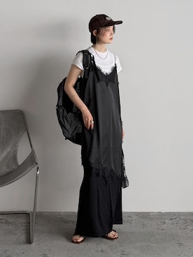 「NOGLE（ノグル）のアイテム」を使った、pearn0さん（レディース・160cm）の夏コーディネート