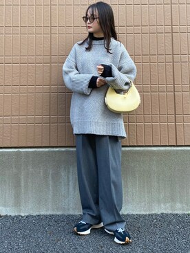 new jacquard big silhouette knit