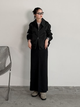 「アイテム（ジャケット/アウター）」を使った、pearn0さん（レディース・160cm）の春コーディネート