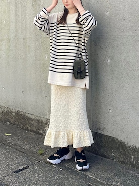 「NIKE（ナイキ）のナイキ アクア リフト ウィメンズシューズ / スニーカーサンダル / W NIKE AQUA RIFT（サンダル）」を使った、pearn0さん（レディース・160cm）の春コーディネート