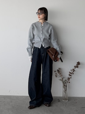 「NOGLE（ノグル）のアイテム」を使った、pearn0さん（レディース・160cm）の秋コーディネート