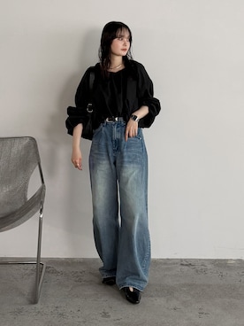 「EVOL（イーボル）のアイテム」を使った、pearn0さん（レディース・160cm）の春コーディネート