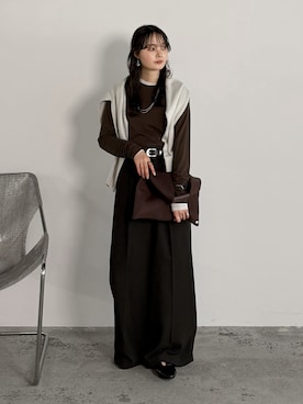 「MM6 Maison Margiela（ｴﾑｴﾑｼｯｸｽ ﾒｿﾞﾝ ﾏﾙｼﾞｪﾗ）のアイテム（バッグ）」を使った、pearn0さん（レディース・160cm）の春コーディネート