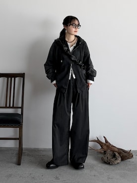 「アイテム（パーカー）」を使った、pearn0さん（レディース・160cm）の春コーディネート