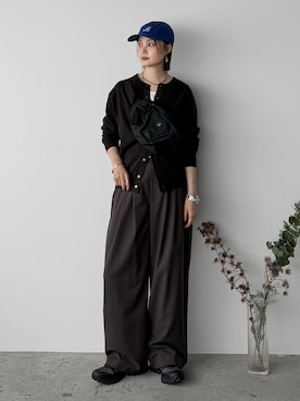 「ワントーンコーデ」｜pearn0さん（レディース・160cm）の秋コーディネート