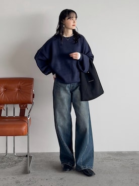 「アイテム（ハンドバッグ）」を使った、pearn0さん（レディース・160cm）の秋コーディネート