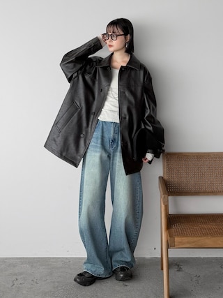 「TODAYFUL(トゥデイフル)の【TODAYFUL/トゥデイフル】Soft Fraice Tops/ソフトフライストップス(Tシャツ/カットソー)」を使った、pearn0さん(レディース・160cm)の秋コーディネート