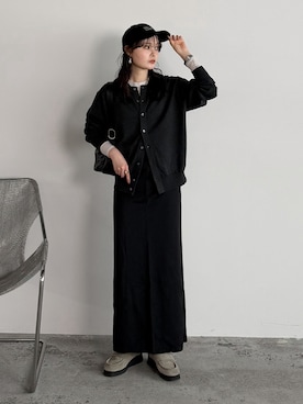「NOGLE（ノグル）のアイテム」を使った、pearn0さん（レディース・160cm）の春コーディネート