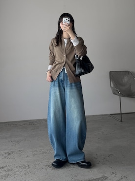 「feepur（フェピュール）のアイテム」を使った、pearn0さん（レディース・160cm）の春コーディネート