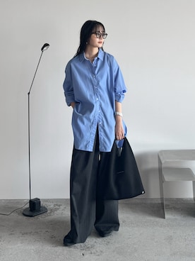 「ワイドパンツ」｜pearn0さん（レディース・160cm）の秋コーディネート