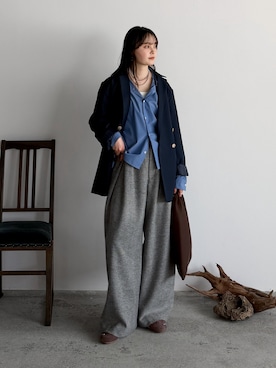 「CEMONEMO（セモネモ）のアイテム（アクセサリー）」を使った、pearn0さん（レディース・160cm）の春コーディネート