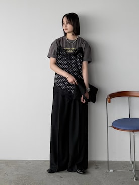 「NOGLE（ノグル）のアイテム」を使った、pearn0さん（レディース・160cm）の夏コーディネート