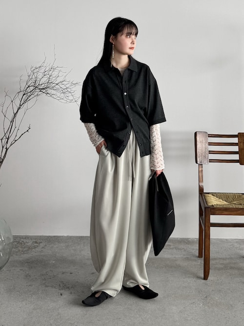 TODAYFUL/トゥデイフル】Jacquard Long T-shirts/ジャガード