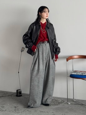 pearn0さん（レディース・160cm）の冬コーディネート