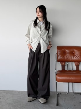 「NOGLE（ノグル）のアイテム」を使った、pearn0さん（レディース・160cm）の春コーディネート