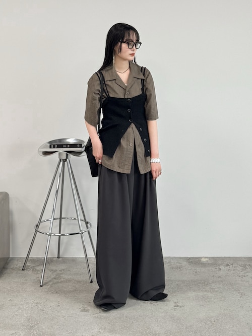 セール】ダブルストラップサマーニットビスチェ（ベスト）｜select