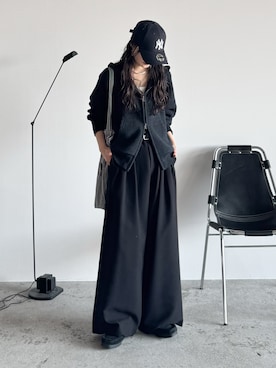 「アイテム（モカシン/デッキシューズ）」を使った、pearn0さん（レディース・160cm）の秋コーディネート