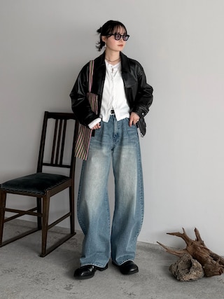 「feepur（フェピュール）のシアーリブカーディガン（カーディガン/ボレロ）」を使った、pearn0さん（レディース・160cm）の春コーディネート