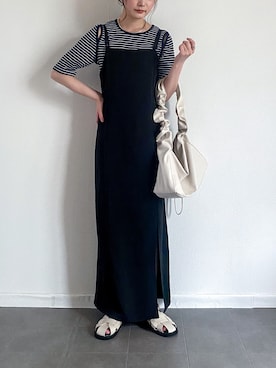 「ap retro（アプレトロ）のアイテム（ワンピース/ドレス）」を使った、pearn0さん（レディース・160cm）の夏コーディネート