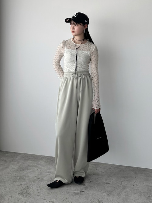 TODAYFUL/トゥデイフル】Jacquard Long T-shirts/ジャガード