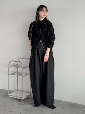 「アイテム（ブレスレット）」を使った、pearn0さん（レディース・160cm）の冬コーディネート