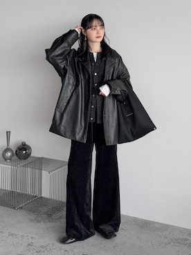 「アイテム（ジャケット/アウター）」を使った、pearn0さん（レディース・160cm）の冬コーディネート