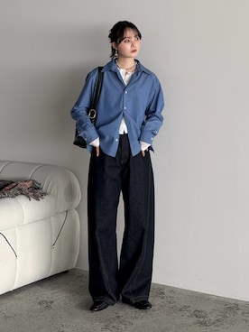 「アイテム（バッグ）」を使った、pearn0さん（レディース・160cm）の春コーディネート