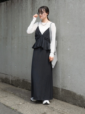 「hunch（ハンチ）のアイテム」を使った、pearn0さん（レディース・160cm）の秋コーディネート