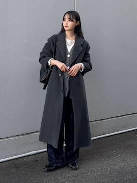 「アイテム（リング）」を使った、pearn0さん（レディース・160cm）の冬コーディネート