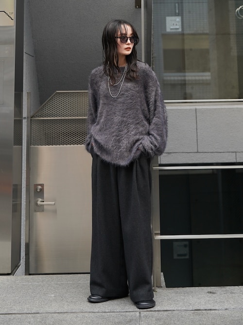 pearn0����̃j�b�g/�Z�[�^�[�uFEATHER SMOOTH MELANGE KNIT�iWYM LIDNM�b�E�B�� �o�C ���h���j�v���g�����R�[�f�B�l�[�g