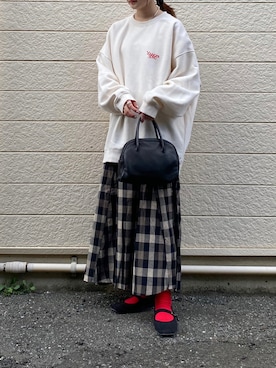 「Chez toi（シェトワ）のアイテム」を使った、pearn0さん（レディース・160cm）の秋コーディネート