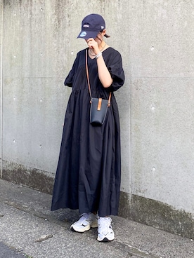 「coca（coca）（コカ）のアイテム（ワンピース/ドレス）」を使った、pearn0さん（レディース・160cm）の夏コーディネート