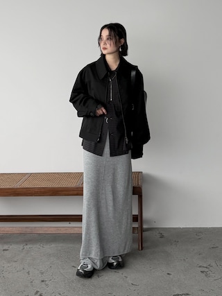 「WYM LIDNM(ウィム バイ リドム)のRAYON JACQUARD CROPPED SHIRT(シャツ/ブラウス)」を使った、pearn0さん(レディース・160cm)の秋コーディネート