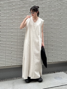 「HOKA（ホカ）のアイテム」を使った、pearn0さん（レディース・160cm）の夏コーディネート