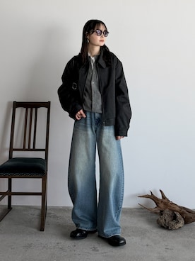 「アイテム（バッグ）」を使った、pearn0さん（レディース・160cm）の春コーディネート