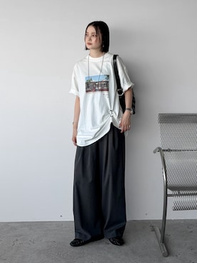 「CEMONEMO（セモネモ）のアイテム」を使った、pearn0さん（レディース・160cm）の夏コーディネート