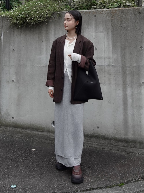 「CHAAKAN(チャカン靴)のエンバー プラットフォーム スニーカー SNSDR3h186 (6cm)(スニーカー)」を使った、pearn0さん(レディース・160cm)の秋コーディネート