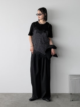 「NOGLE（ノグル）のアイテム」を使った、pearn0さん（レディース・160cm）の夏コーディネート