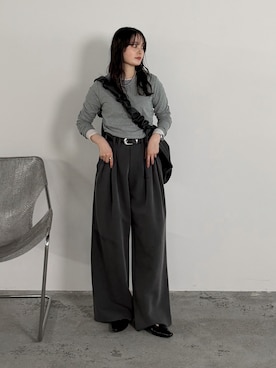「KBF（ケイビーエフ）のアイテム」を使った、pearn0さん（レディース・160cm）の春コーディネート